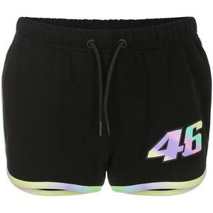 VR46 Number 46 Shorts pour dames, noir, taille L pour Femmes