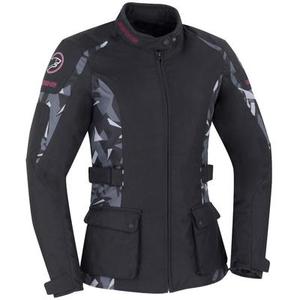 Bering April Veste textile de moto de dames, noir-multicolore, taille XS pour Femmes