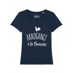 T-shirt Femme - Arrogance A La Francaise - Navy - Taille S