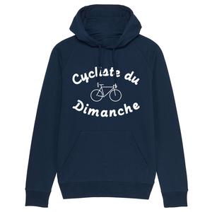 Sweat A Capuche Cycliste Du Dimanche - Navy - Taille XS