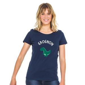T-shirt Femme - Grognon - Navy - Taille L