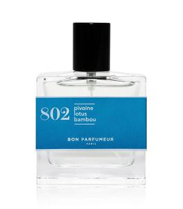Bon Parfumeur - Eau de Parfum 802 Pivoine, Lotus et Bambou 30 ml - Bleu
