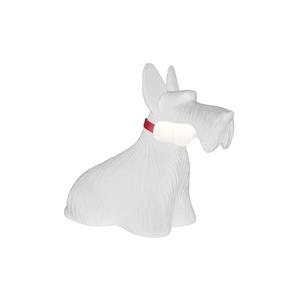 SCOTTIE-Lampe chien LED H37cm Blanc