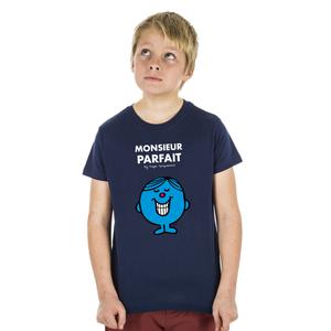 Tshirt Enfant Monsieur Parfait - Navy - Taille 12 ans