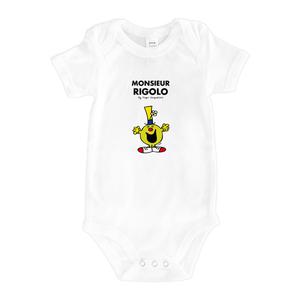 Body Monsieur Rigolo - Blanc - Taille 3/6 mois