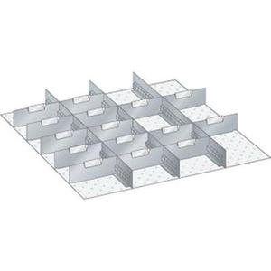 matériel de subdivision pour tiroirs 612x612x200mm