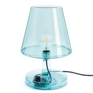 TRANS-PARENTS-Lampe à poser LED H51cm Bleu