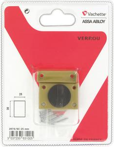 Vachette Verrou Automatique Verni Vachette - Longueur 25 Mm
