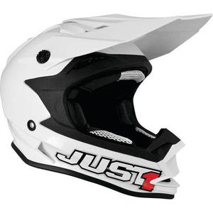 Just1 J32 Pro Casque de motocross, blanc, taille L