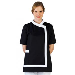 Blouse professionnelle de travail blanche à manches courtes femme - promo auxiliaire de vie médical aide a domicile infirmier