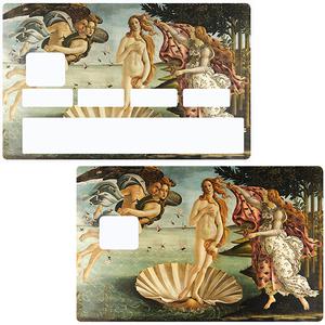 Stickers pour carte bancaire, Botticelli, La naissance de Venus