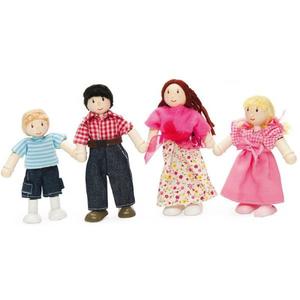 Set 4 Figurines Poupées Budkins 'My Family' Le Toy Van - Jouets en b