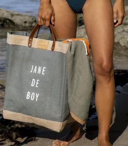 Apolis - Sac Equitable Market Bag Jane de Boy Charcoal - Bleu