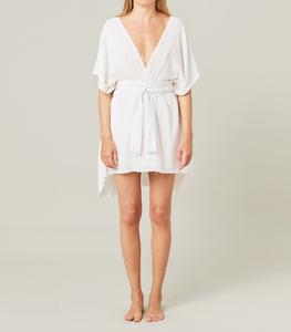 Maison Saint Julien - Femme - XS - Robe courte Empire Blanche - Blanc