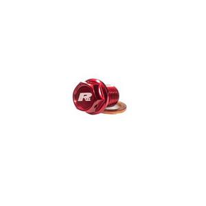 RFX Bouchon de vidange aimanté (rouge) [M8 x 20 mm x 1,25]