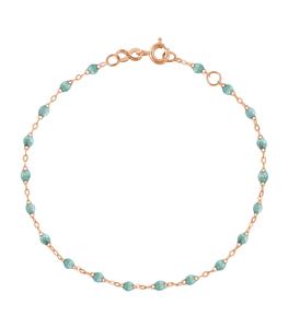 Gigi Clozeau - Bracelet Or rose et Perles de résine - Bleu