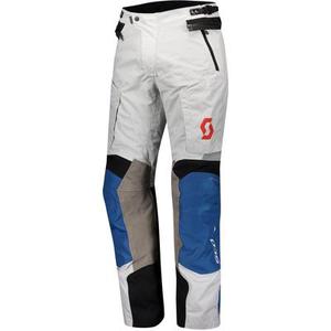Scott Dualraid Dryo Pantalon textile de moto, gris-bleu, taille 2XL