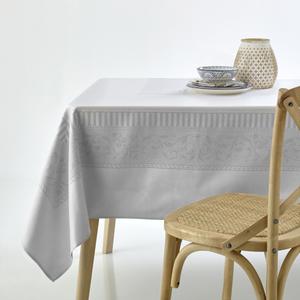 NAPPE UNIE JACQUARD EN COTON