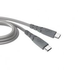 Force Power - Câble Renforcé USB-C / USB-C - 1.2m - Couleur : Gris