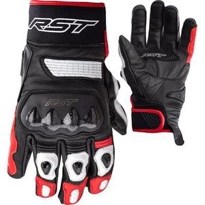 RST Freestyle II Gants de moto, noir-blanc-rouge, taille S
