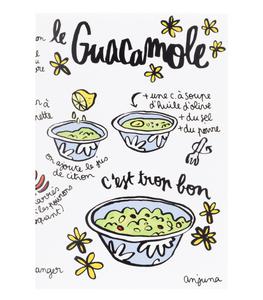 Image Republic - Carte Recette Guacamole Anjuna Boutan