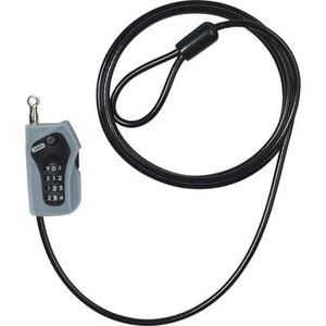 ABUS Combiloop 205 Câble en acier, noir, taille 200 cm