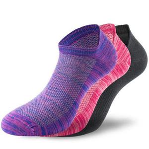 Lenz Performance Sneaker Tech Chaussettes, noir-rose-pourpre, taille 35 36 37 38