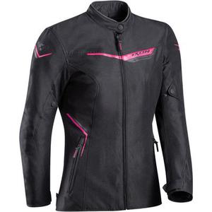 Ixon Slash Veste textile de moto de dames, noir-rose, taille M pour Femmes
