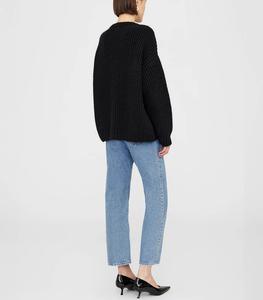 Anine Bing - Femme - XS - Pull Sydney Crew Black - Noir