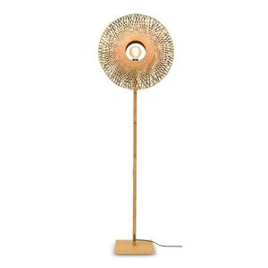 KALIMANTAN-Lampadaire Bambou Droit H180cm Beige