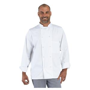 Veste de cuisine manches longues professionnelle de travail à manches longues 100% coton mixte cuisine hôtel restaurant