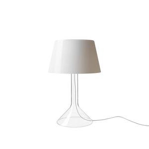 CHAPEAUX V-Lampe à poser LED Verre Ø29cm Blanc