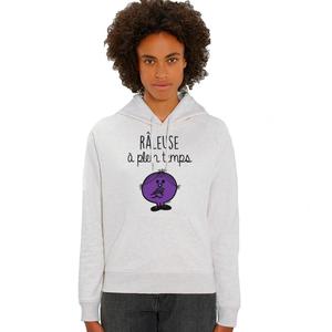 sweat à capuche humour femme - râleuse à plein temps