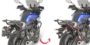 Supports Valises Givi Monokey Yamaha 700 MT-07 Tracer