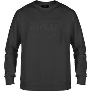 Replay Logo Pull, noir, taille XL