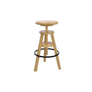 Tabouret de bar bois à vis - Miel
