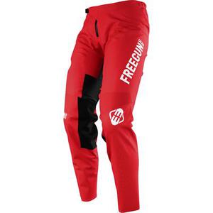 Freegun Devo Pantalon de motocross, rouge, taille 26