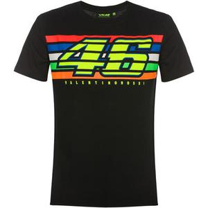 VR46 Stripes T-Shirt, noir, taille XS