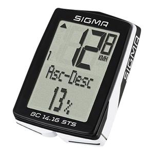 Compteur vأ lo Sigma BC 14.16 STS sans fil (17 fonctions)