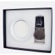 Kit de rasage homme PLISSON, coffret rasage 3 pièces, blaireau de rasage pur poil gris sur support, bol à raser et savon à barbe