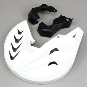Protège disque de frein avant Yamaha YZ 125, YZF 250 et 450 Polisport blanc