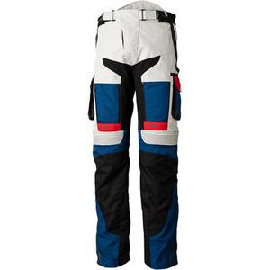 RST Pro Series Adventure-Xtreme Pantalon textile moto, noir-blanc-bleu, taille S