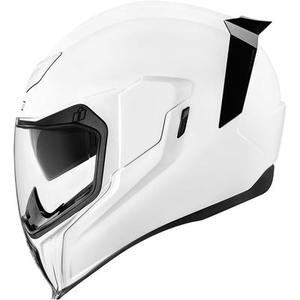 Icon Airflite Gloss Solids Casque, blanc, taille XS