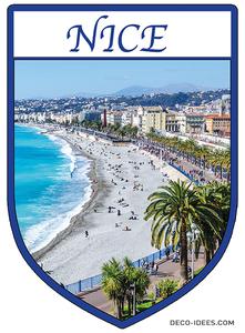 Sticker, Blason de NICE baie des anges