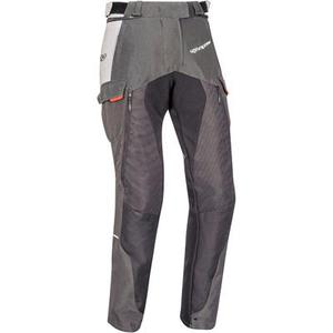 Ixon Eddas Pantalon textile de moto de dames, noir-gris, taille XL pour Femmes
