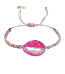 Maison Irem - Femme - Bracelet à coquillage Pino coloré - Rose