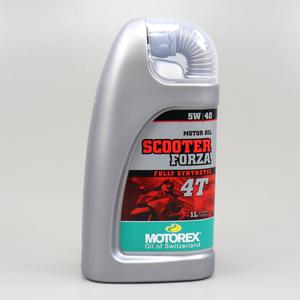 Huile moteur 4T 5W40 Motorex Scooter Forza 100% synthèse 1L