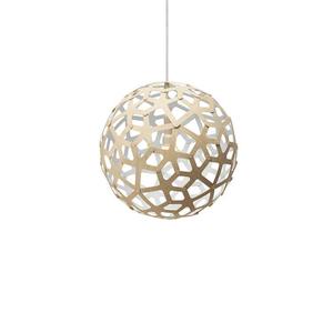 CORAL-Suspension Bicolore Bambou Ø40cm Blanc