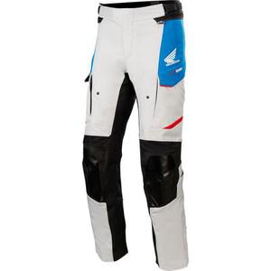 Alpinestars Honda Andes v3 Drystar Pantalon textile moto, gris-bleu, taille S