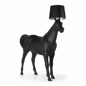 HORSE LAMP-Lampadaire Cheval H240cm Noir